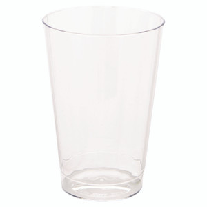 WNA Classic Crystal Plastic Tumblers, 12 oz, Clear, Fluted, Tall, 20/Pack, 12 Packs/Carton View Product Image