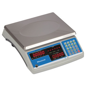 Brecknell Electronic 60 lb Coin and Parts Counting Scale, 11.5 x 8.75, Gray View Product Image