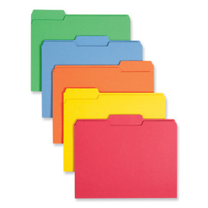 Smead 1/3 Tab Cut Letter Recycled Top Tab File Folder - 8 1/2" x 11" - (SMD11943) Product Image 