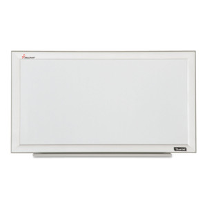 AbilityOne 7110015680407, SKILCRAFT Cubicle Magnetic Dry Erase Board, Vertical/Horizontal, 24 x 13, White Surface, Satin Aluminum Frame View Product Image