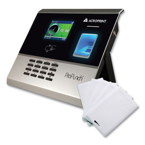 Acroprint ProPunch Biometric and Proximity Bundle, 50 Employees, Black View Product Image