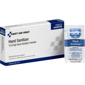 First Aid Only Hand Sanitizer - 0.03 oz - Kill Germs - Hand - Moisturizing - White Product Image 