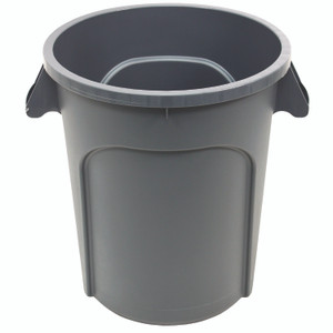 Impact Value-Plus Containers, 20 gal, Low-Density Polyethylene, Gray View Product Image