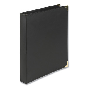 Samsill Classic Collection Ring Binder, 3 Rings, 1" Capacity, 11 x 8.5, Black (SAM15130) View Product Image