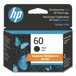 HP 60, (CC640WN) Black Original Ink Cartridge View Product Image
