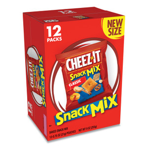 Cheez-It Snack Mix, Classic Cheese, 0.75 oz Bag, 12/Box View Product Image