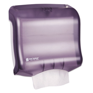 San Jamar Ultrafold Towel Dispenser, 11.5 x 6 x 11.5, Black Pearl (SJMT1750TBKRD) View Product Image