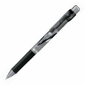 Pentel E-Sharp Mechanical Pencils - 0.5 mm Lead - #2 - Refillable - Black Barrel Product Image 