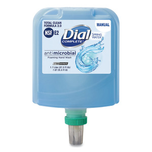 Antibacterial Foaming Hand Wash Refill For Dial 1700 Dispenser, Spring Water, 1.7 L, 3/carton (DIA19690) View Product Image