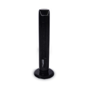Alera 36" 3-Speed Oscillating Tower Fan with Remote Control, Plastic, Black View Product Image