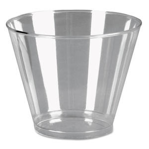 Comet Plastic Tumblers, 9 Oz, Clear, Squat, 500/carton (WNAPGT9S) View Product Image