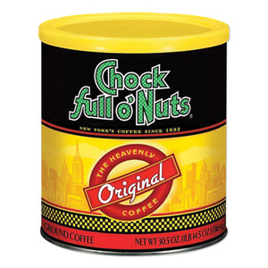 Chock full o'Nuts Original Blend Ground Coffee, 30.5 oz View Product Image