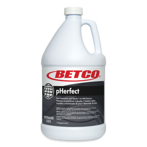 Betco pHerfect Floor Neutralizer and Cleaner, Characteristic Scent, 1 gal Bottle, 4/Carton View Product Image