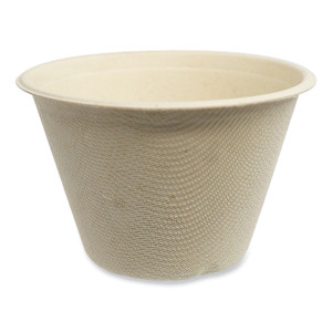 World Centric Fiber Cups, 4 oz, 2.9" Diameter x 2.1" h, Natural, Paper, 1,000/Carton View Product Image