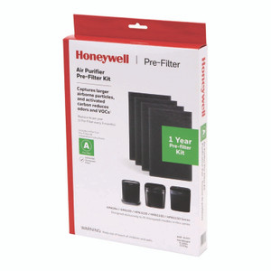Honeywell Pre-Cut Carbon Pre-Filter, Fits Models: HPA094/HPA100/HPA101/HPA104/HPA105/HPA106/HPA3100/HPA5100/HPA5150, Box of 4 Filters View Product Image