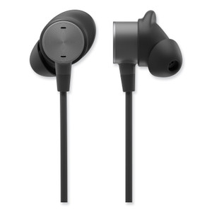 Logitech Zone Wired Earbuds Teams, Graphite View Product Image