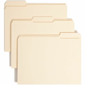 Smead 1/3 Tab Cut Letter Recycled Fastener Folder - 8 1/2" x 11" - 1 1/2" Expansion - 2 x 2B Fastener(s) - 1 1/2" for Folder - Top Tab Location Product Image 