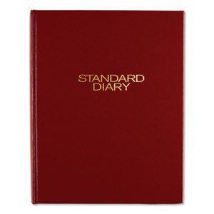AT-A-GLANCE Standard Diary Daily Diary, 2024 Edition, Medium/College Rule, Red Cover, (200) 9.5 x 7.5 Sheets View Product Image