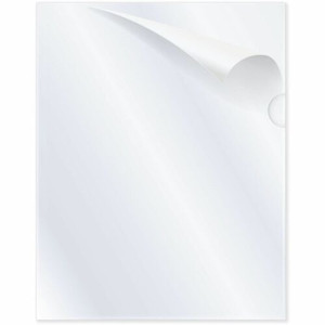 C-Line 62127 Letter Recycled Project File - 8 1/2" x 11" - Polypropylene - Clear - Tear Resistant, Static-free, Copy Safe, Non-glare - 70% Recycled Product Image 