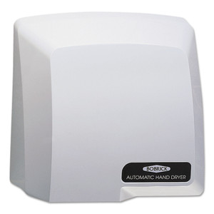 Bobrick Compact Automatic Hand Dryer, 115 V, 10.18 x 5.18 x 10.93, Gray (BOB710) View Product Image