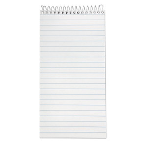 Ampad Earthwise by Ampad Recycled Reporter's Notepad, Gregg Rule, White Cover, 70 White 4 x 8 Sheets (TOP25280) View Product Image