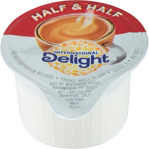 International Delight Half & Half Creamer Singles - 0.03 fl oz (1 mL) - 1 Serving Product Image 