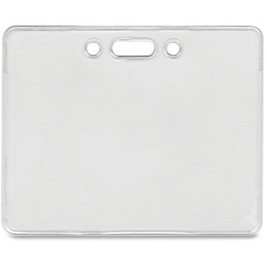 Advantus Proximity Card Horizontal Badge Holder - Horizontal - Clear Product Image 