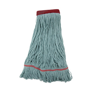 Boardwalk EchoMop with Looped-End Wet Head, Synthetic/Cotton, Large, Blue, 12/Carton View Product Image