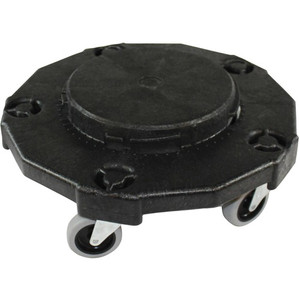 Genuine Joe Round Dolly, 1 Each, Black (GJO11586) View Product Image