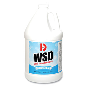 Big D Industries Water-Soluble Deodorant, Mountain Air, 1 gal Bottle, 4/Carton (BGD1358) View Product Image
