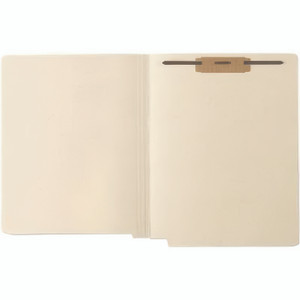 Medical Arts Press End Tab Fastener File Folder, Embossed Labeling Lines, 0.75" Expansion, 1 Fastener, Letter Size, Manila Exterior, 250/Box View Product Image