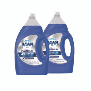Dawn Platinum Liquid Dish Detergent, Refreshing Rain, 54.8 oz Bottle, 2/Pack View Product Image