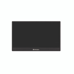Verbatim Portable Monitor, 14" Widescreen, IPS Panel, 1920 Pixels x 1080 Pixels, Plastic View Product Image