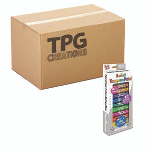 TPG Creations Kwik Stix Tempera Paint Set, 12 Assorted Metallic Colors, 12/Set, 12 Sets/Carton View Product Image