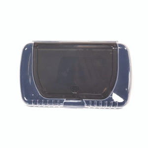 Pep Rally Pencil Case, 2 Compartments, 9.13" x 5.7" x 2.5", Black View Product Image