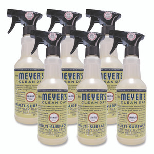 Mrs. Meyer's Multi Purpose Cleaner, Lemon Scent, 16 oz Spray Bottle, 6/Carton View Product Image