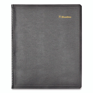 Blueline Plan and Link Weekly Appointment Planner, 11" x 9.06", Black Cover, 12-Month (Jan to Dec): 2025 View Product Image