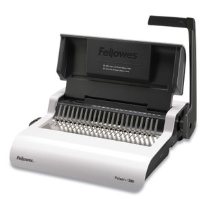 Fellowes Pulsar Manual Comb Binding System, 300 Sheets, 18.13 x 15.38 x 5.13, White (FEL5006801) View Product Image