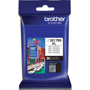 Brother Innobella LC3017BK Original High Yield Inkjet Ink Cartridge - Black - 1 Each Product Image 