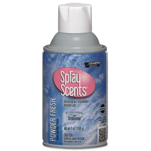 Chase Products Champion Sprayon SPRAYScents Metered Air Freshener Refill, Powder Fresh, 7 oz Aerosol Spray, 12/Carton View Product Image