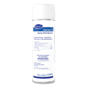 Diversey End Bac II Spray Disinfectant, Fresh Scent, 15 oz Aerosol Spray, 12/Carton View Product Image