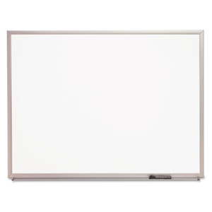 AbilityOne 7110015550292 SKILCRAFT Quartet Magnetic Porcelain Marker Board, 18 x 24, White Surface, Anodized Aluminum Frame (NSN5550292) View Product Image