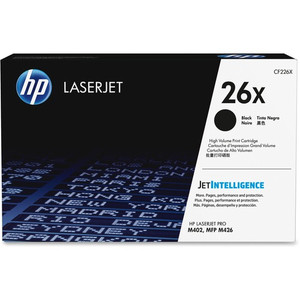 HP 26X Original High Yield Laser Toner Cartridge - Black - 1 Each Product Image 