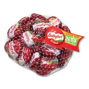 Mini Babybel Cheese Wheels, Original, 21 oz Bag, 26 Wheels/Carton View Product Image