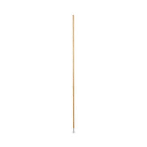 Boardwalk Lie-Flat Screw-In Mop Handle, Lacquered Wood, 1.13" dia x 54", Natural (BWK833) View Product Image