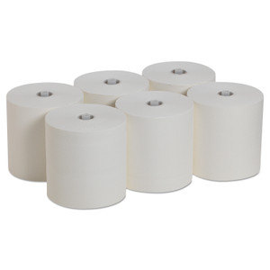 Georgia Pacific Professional Pacific Blue Ultra Paper Towels, 1-Ply, 7.87" x 1,150 ft, White, 6 Rolls/Carton (GPC26490) View Product Image