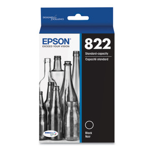Epson T822520-S (T822) DURABrite Ultra Ink, 240 Page-Yield, Cyan/Magenta/Yellow View Product Image