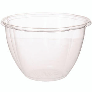 Eco-Products Salad Bowls, 48 oz, 6.69" Diameter x 4.38" h, Clear, Plastic, 300/Carton View Product Image