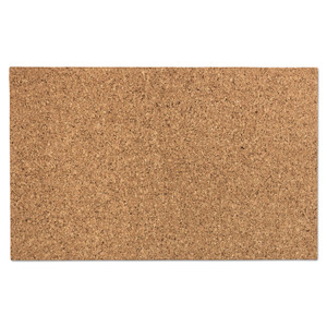 Iceberg iDesign Frameless Cork Bulletin Board, 24" x 38", Tan Surface View Product Image