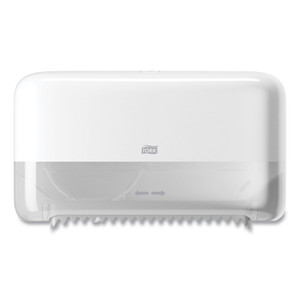 Tork Elevation Coreless High Capacity Bath Tissue Dispenser, 14.17 x 5.08 x 8.23, White (TRK473200) View Product Image